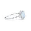 925 Sterling Silver 6 Prong Round CZ Split Shank Wedding Engagement Ring