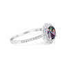925 Sterling Silver 6 Prong Round CZ Split Shank Wedding Engagement Ring