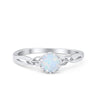 925 Sterling Silver Cubic Zirconia Art Deco  Promise Wedding Ring