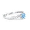 925 Sterling Silver Cubic Zirconia Art Deco  Promise Wedding Ring