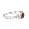 925 Sterling Silver Cubic Zirconia Art Deco  Promise Wedding Ring