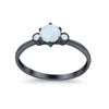 925 Sterling Silver Three Stone Round Cubic Zirconia Wedding Engagement Ring