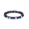 925 Sterling Silver Full Eternity Stackable Baguette Cubic Zirconia Wedding Band