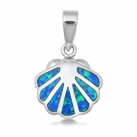 925 Sterling Silver Seashell Pendant For Women