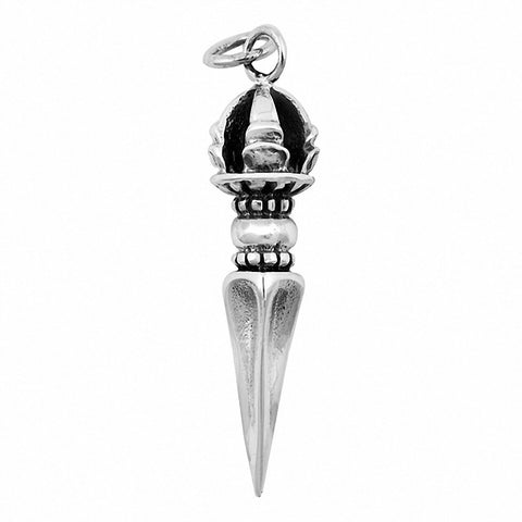 925 Sterling Silver Charm Oxidized Solid Sword Pendant