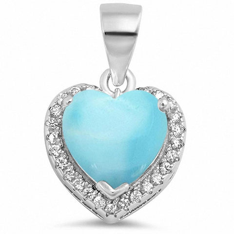 925 sterling silver Art Deco halo heart charm round CZ pendant