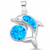 925 Sterling Silver Tree of Life Charm Plain Round Pendant