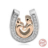 Horseshoe Design Pendant With 925 Sterling Silver Jewelry For Women Men