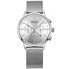 Business Chronograph Mesh Steel Classic Watch For Women