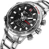 Men Quartz Analog Luxury Fashion Sport Waterproof Stainless Watches