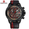 Top Brand Luxury Waterproof 24 hour Date Quartz Leather Sport Wrist Watch