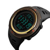 Men’s Outdoor Sports with Countdown Double Time Alarm Chrono Digital Wristwatches 50M Waterproof