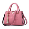 PU Leather V Letter Luxury Designer Women Handbag