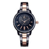 Top Brand Crystal Rose Gold Wrist Watch For Women