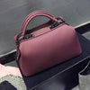 Boston Shape PU Leather Evening Party Women Shoulder Handbag