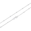 Thin Pure 925 Sterling Silver Chain For Women