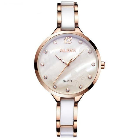 New Rose Gold  Style Watch With Waterproof & High quality Watch For Women
