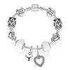 New Brand Women Bracelet With 925 Unique Silver Crystal Charm Bracelet
