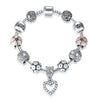 New Brand Women Bracelet With 925 Unique Silver Crystal Charm Bracelet