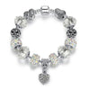 New Brand Women Bracelet With 925 Unique Silver Crystal Charm Bracelet