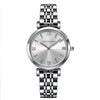 New Branded Wrist Watch With Stainless Steel Band For Women