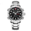 Waterproof Chronograph Sport Analog Quartz Watches