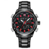 Waterproof Chronograph Sport Analog Quartz Watches