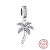 Paris Eiffel Tower Pendant Hanging Beads With 925 Sterling Silver For Women