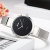 Stainless Steel Mesh Ultra Thin Waterproof Causal Small Wrist Watch For Women