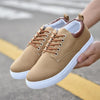 Men's, Casual Striped Canvas Lace Up Lightweight Breathable Shoes