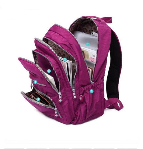 Waterproof School Backpack For Teenage Girl