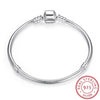 Pure 925 Sterling Silver Snake Chain Bangle & Bracelet For Women
