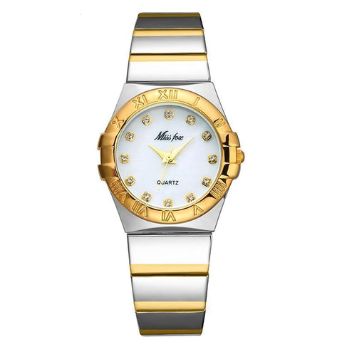 Latest Diamond Roman Fox Fashion Wrist Watch For Women