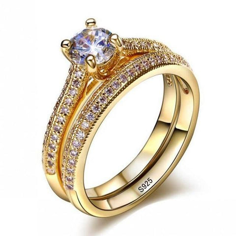 925 Sterling Silver Engagement Wedding Band Rings For Women Bridal Jewelry