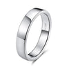 925 Sterling Silver Classic Round Shape Simple Style Anniversary Wedding Ring