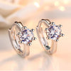 Heart Arrow Round Stud Earrings With 925 Sterling Silver Earrings For Women