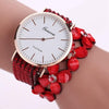 Fashion Flowers Design Wrist Watch For Women Elegant Bracelet Watch