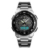 Fashion Quartz Analog Sport Waterproof Wrist Watch Classic Stainless Steel