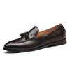Men Casual Tassel Loafers PU Leather Formal Shoes