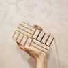 Luxury Acrylic Design Wedding Party Wallet Clutch for  Women