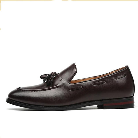 Men Casual Tassel Loafers PU Leather Formal Shoes