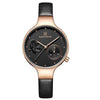 Top Brand Luxury Fashion For Women With Leather Waterproof Clock