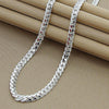 Snake Chain Necklaces With 925 Sterling Silver Necklace For Women And Men