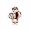 Spacer Clip Charms Rose Gold With 100% 925 Sterling Silver Pendant For Women