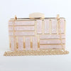 Luxury Acrylic Design Wedding Party Wallet Clutch for  Women