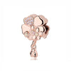 Charm Bead Rose Gold Pendant With Authentic 100% 925 Sterling Silver Jewelry For Women