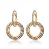 Cubic Zirconia Silver Stud Earrings for Women With 925 Sterling Sliver