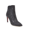 Woman Bling Sequined Big Size High Heels Ankle Boots