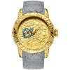 Big Dial Sports Waterproof Fashion 3D Sculpture Dragon Military Casual Quartz Silicone Watch