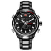 Men Quartz Analog Luxury Fashion Sport Waterproof Stainless Watches